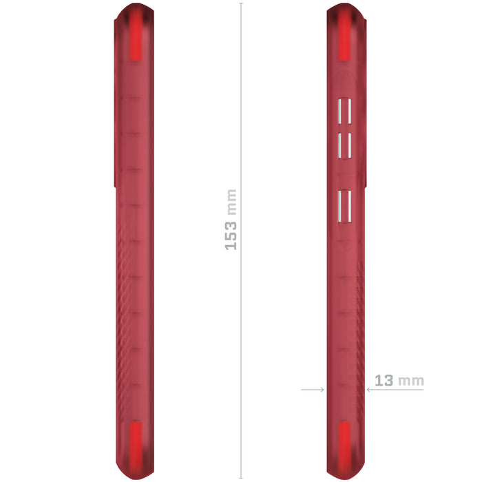 Galaxy S23 Red Case Clear