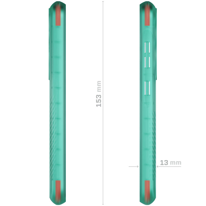 Galaxy S23 Teal Case Clear