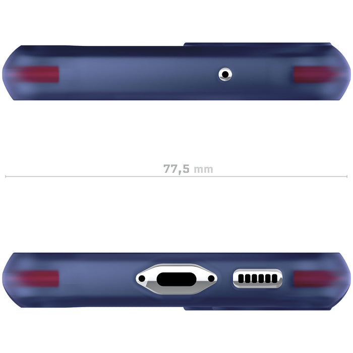 S23 Blue Case Clear