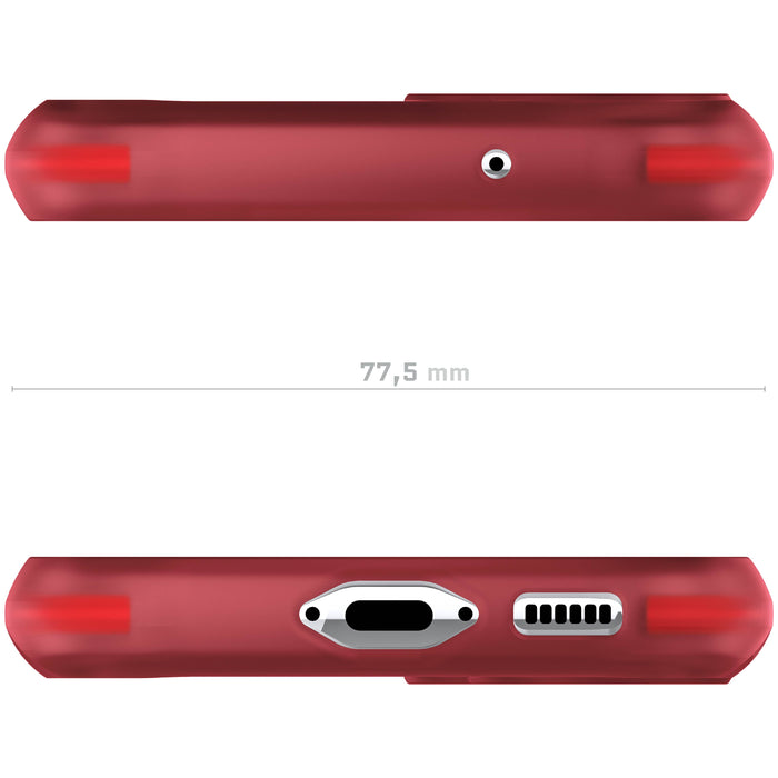 S23 Red Case Clear