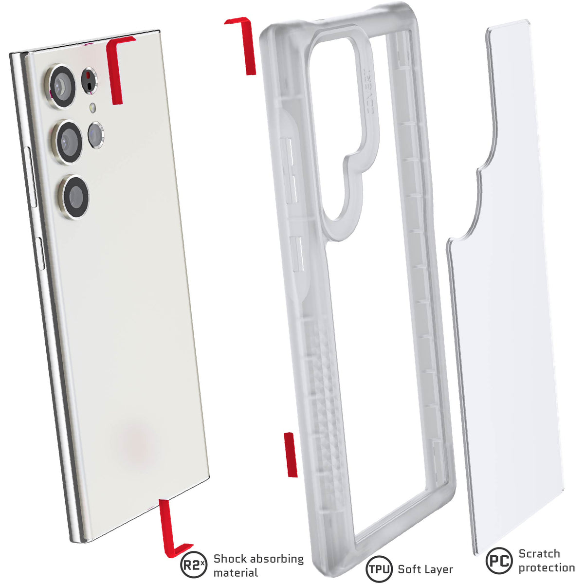 Samsung Galaxy S23 Ultra Clear Case