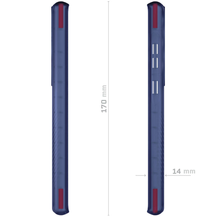 Samsung S23 Ultra Blue Case Clear