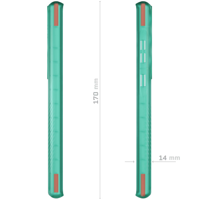 Samsung S23 Ultra Teal Case Clear