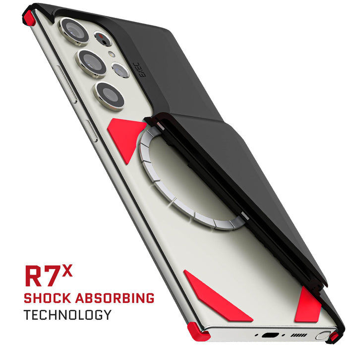 Galaxy S23 Ultra Wallet Case with Detachable Card Holder