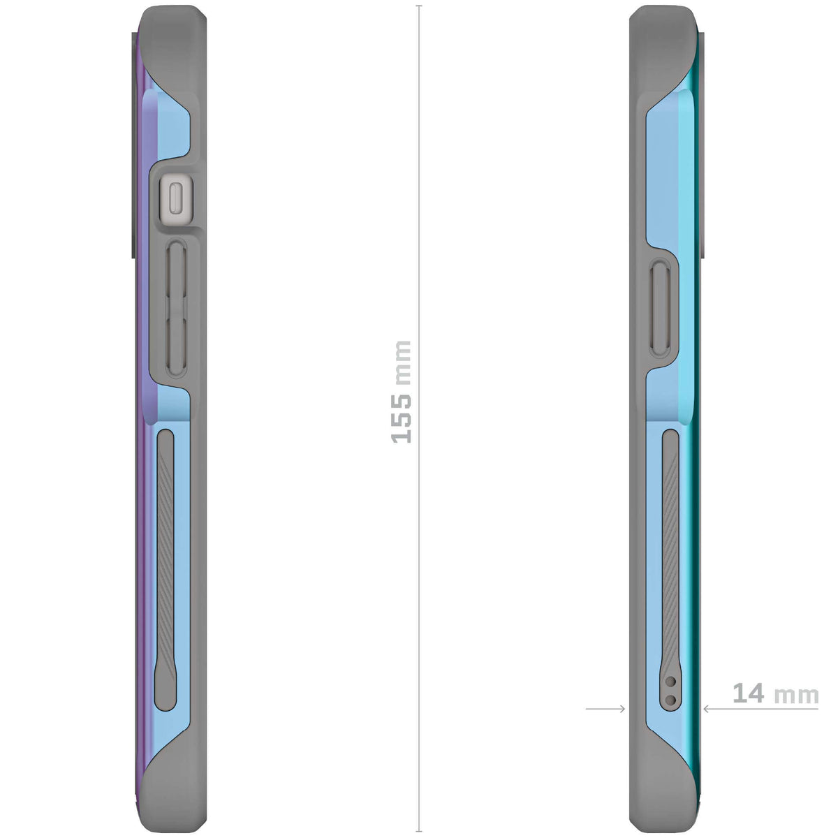Clear Apple iPhone 15 Plus MagSafe Case Iridescent 