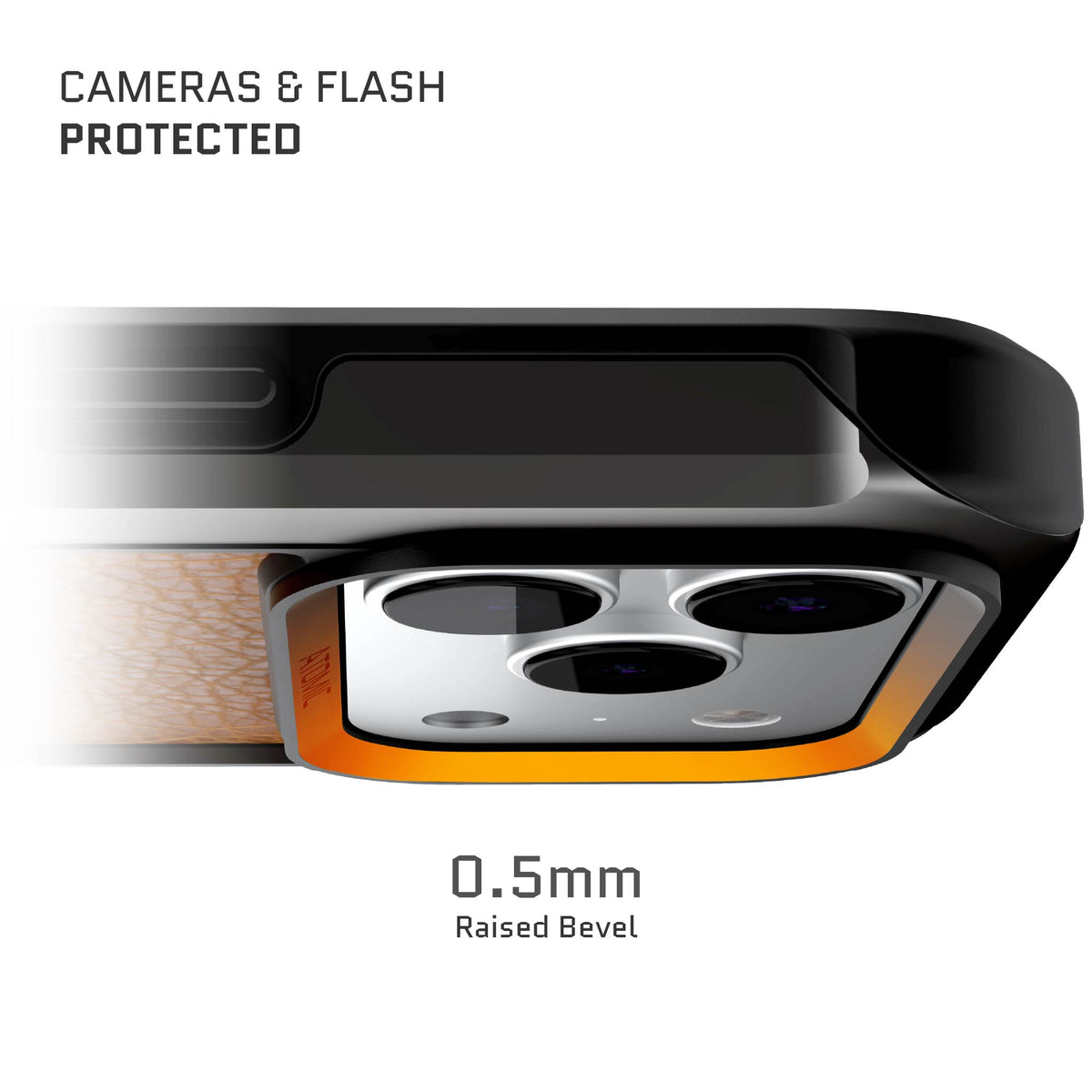 iPhone 18 Pro Case Gunmetal Brown Leather MagSafe Aluminum Metal Bumper Clear Protective Phone Cover