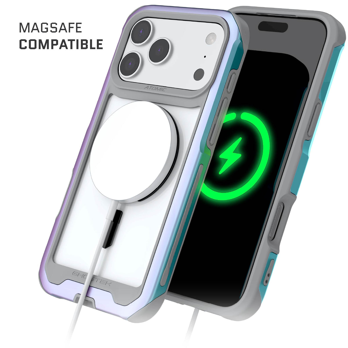Apple iPhone 18 Pro Max Case Clear Prismatic Metal Aluminum MagSafe Protective Phone Cover