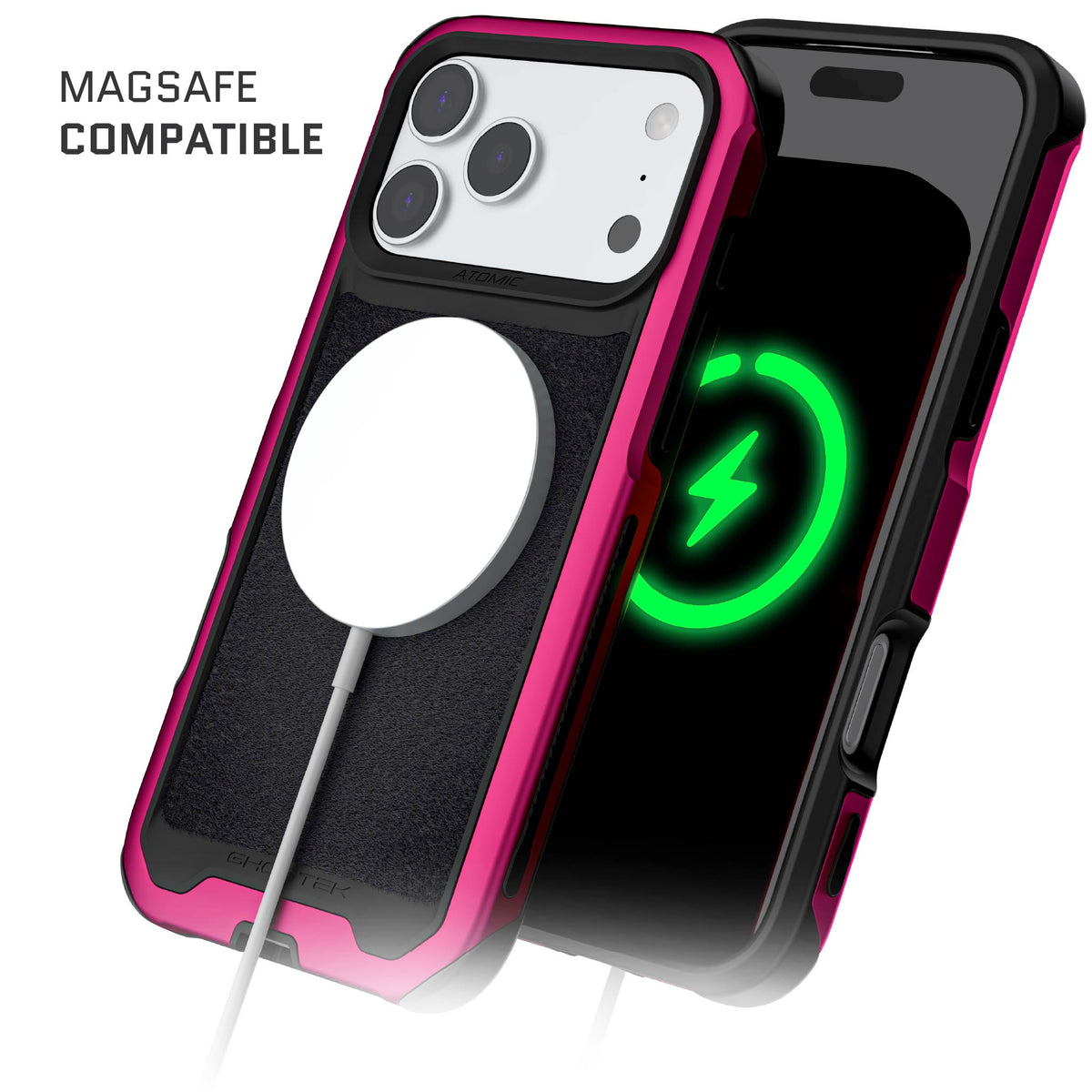 Apple iPhone 18 Pro Max Case Pink Metal Aluminum MagSafe Protective Phone Cover