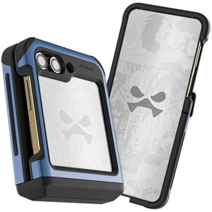 
                                Galaxy Flip 5 Protective Clear Aluminum Cases — ATOMIC slim