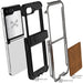 Z Flip 6 Phone Case Gunmetal Leather