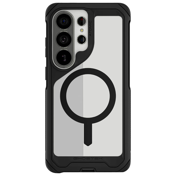 Clear Galaxy S26 Ultra Case MagSafe Metal Protective Phone Cover Black Shockproof