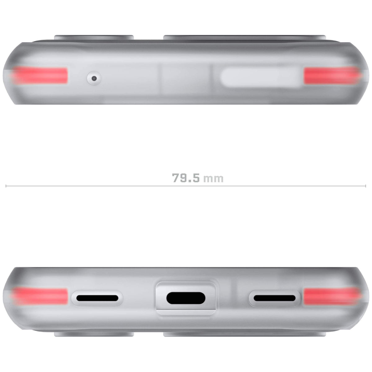 Google Pixel 7a Shockproof Phone Case Clear