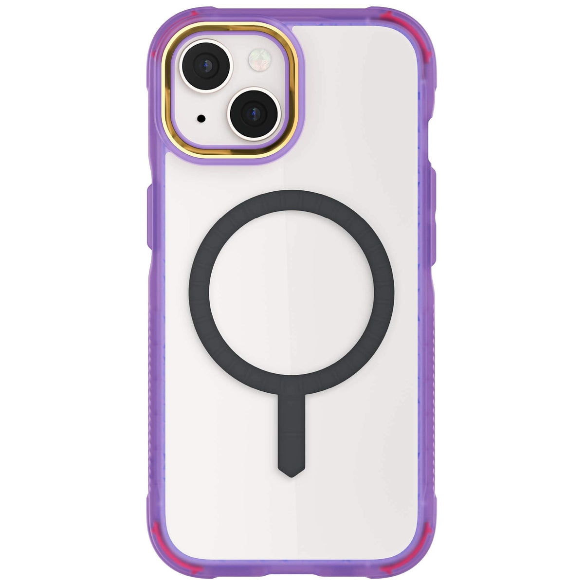 iPhone 15 Purple Case Clear MagSafe