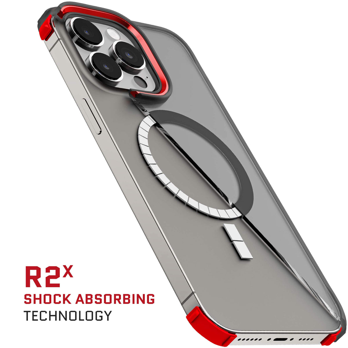 MagSafe Apple iPhone 15 Pro Max Clear Case Smoke Magnetic