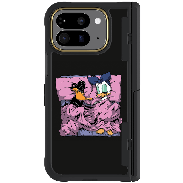 Google Pixel 10 Pro Fold Sleeping Together Plastic Edition by RX Strip Artist Artwork Protective Phone Case Limited Edition Collab Cover