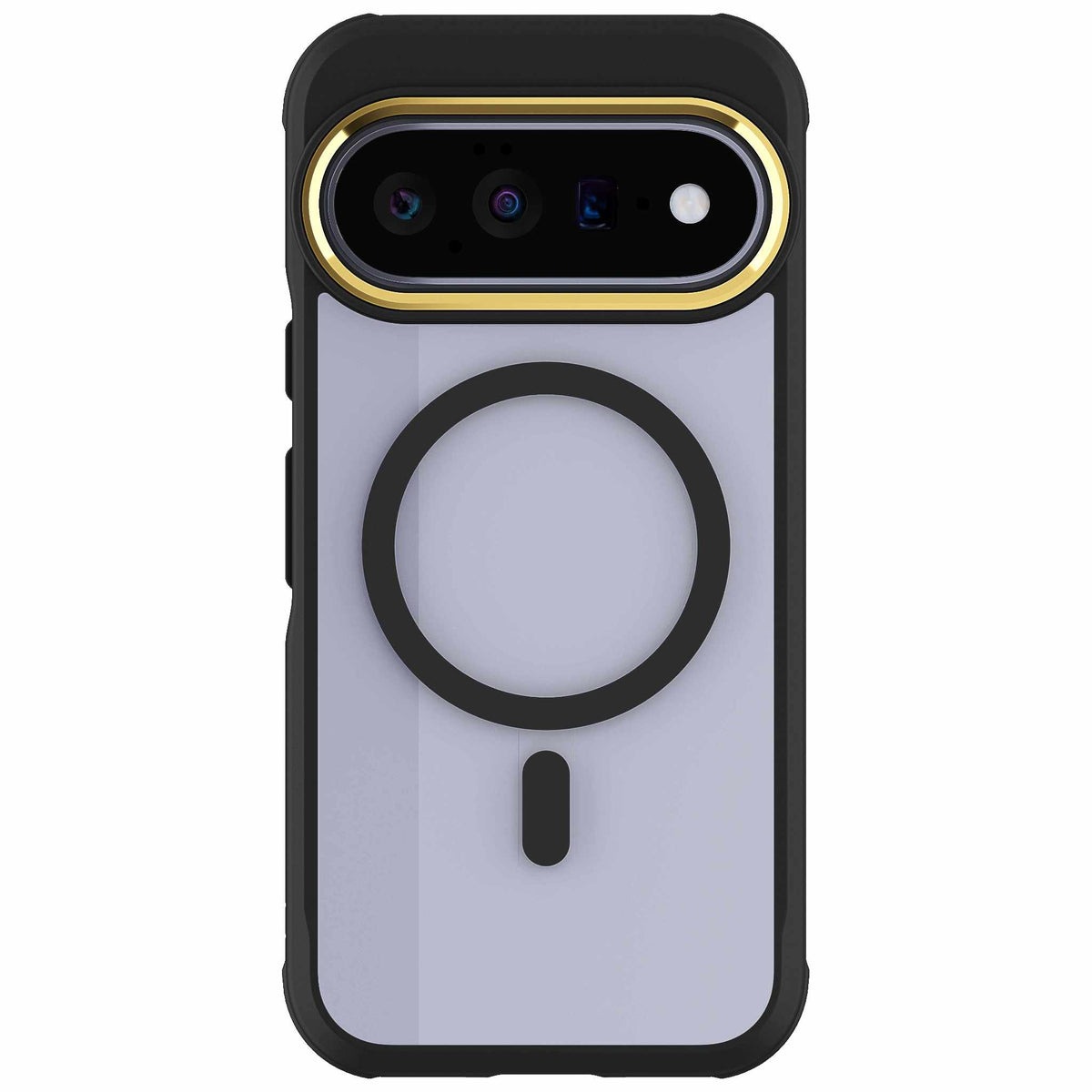 Google Pixel 11 Case Clear Black MagSafe Magnetic Ring Protective Phone Cover