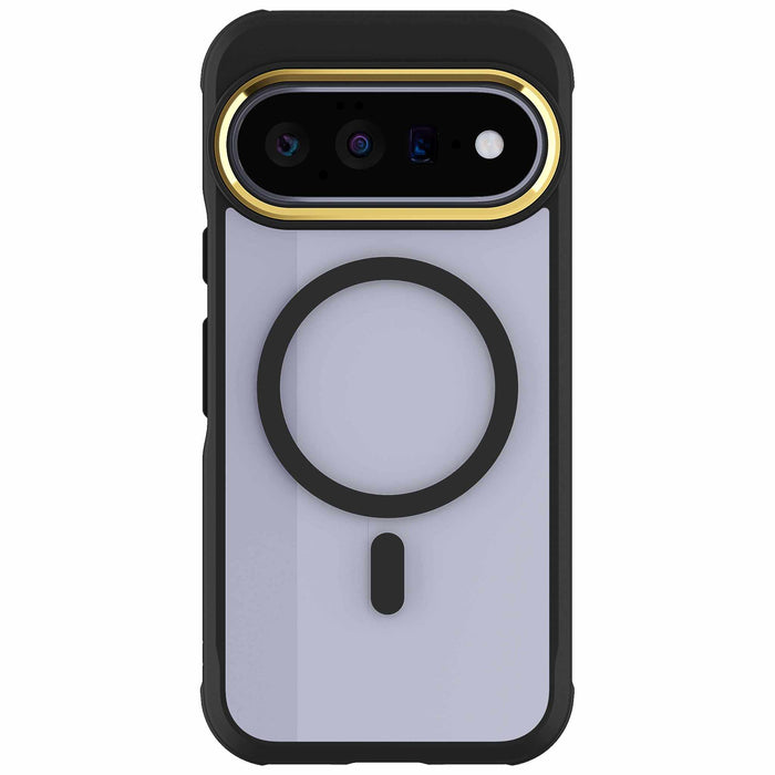 Google Pixel 11 Case Clear Black MagSafe Magnetic Ring Protective Phone Cover