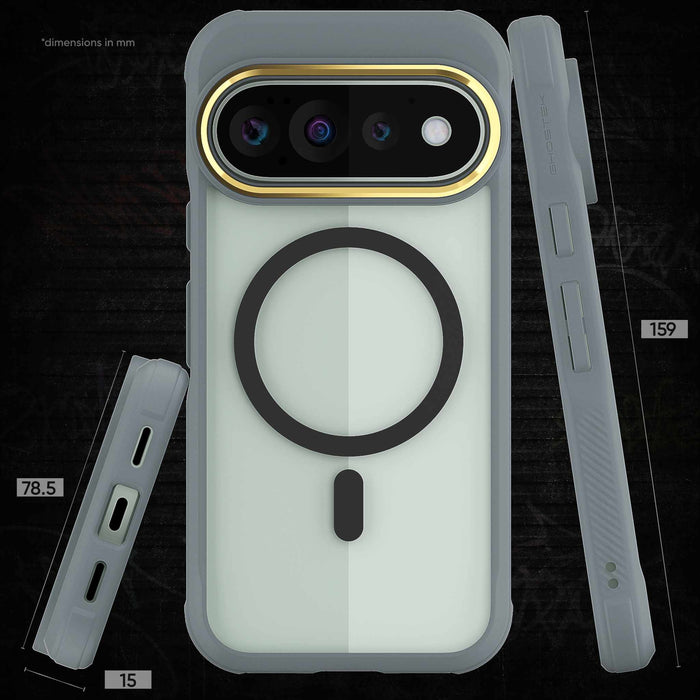 Google Pixel 11 Pro Case Clear Gray