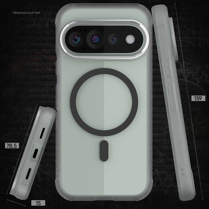 Pixel 11 Pro Case Clear MagSafe Magnetic Ring Protective Phone Cover