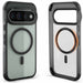 Google Pixel 11 Pro Case Clear Black Smoke MagSafe Magnetic Ring Protective Phone Cover