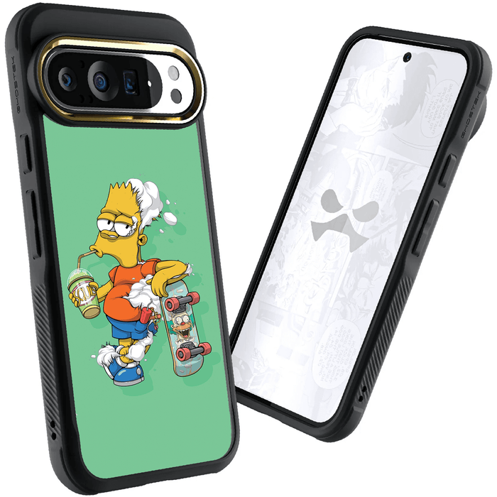 Pixel 9 Pro XL DECONSTRUCTED BART by Dhani Barragán Artist Artwork Protective Phone Case Limited Edition Collab Cover