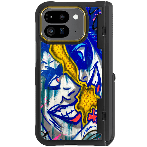 Google Pixel 9 Pro Fold Joker & Harley Quinn - Mad Love x Louis Vuitton Case Phone Cover