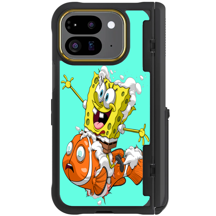 Pixel 9 Pro Fold NOT SO FUNNY by Dhani Barragán Artist Artwork Protective Phone Case Limited Edition Collab Cover