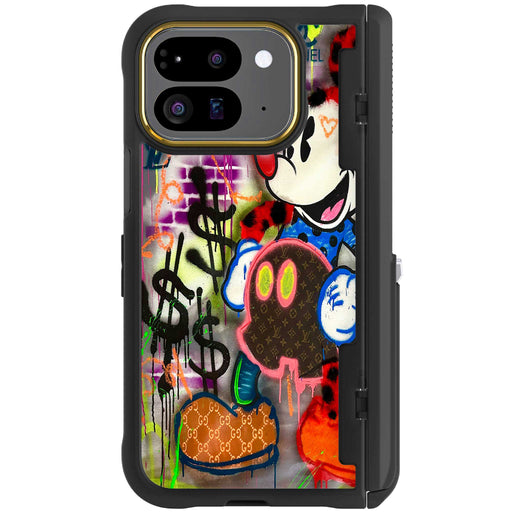 Google Pixel 9 Pro Fold Mickey Mouse Plush Fashion Case