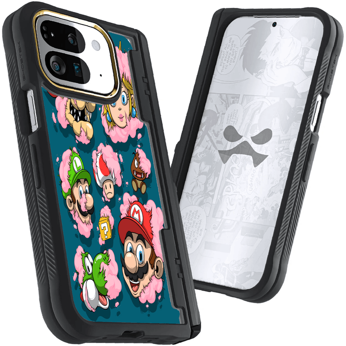 Pixel 9 Pro Fold DECONSTRUCTED SUPER M CHUNKS by Dhani Barragán Artist Artwork Protective Phone Case Limited Edition Collab Cover