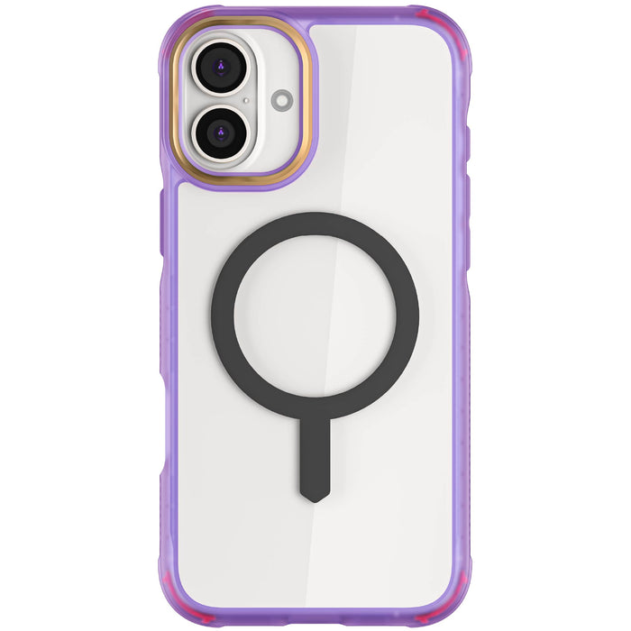 iPhone 16 Plus MagSafe Clear Purple Case Cover