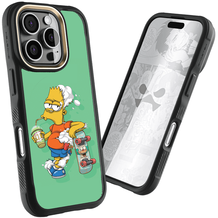 Apple iPhone 16 Pro DECONSTRUCTED BART by Dhani Barragán Artist Artwork Protective Phone Case Limited Edition Collab Cover