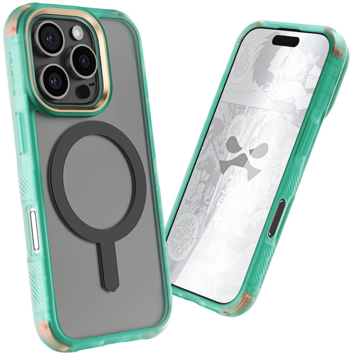 Clear Apple iPhone 16 Pro Teal Protective Phone Case MagSafe Cover Magnetic Silicone Gel