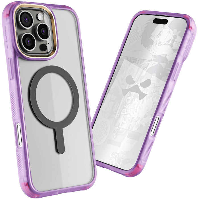 iPhone 16 Pro Max Clear Purple Case MagSafe