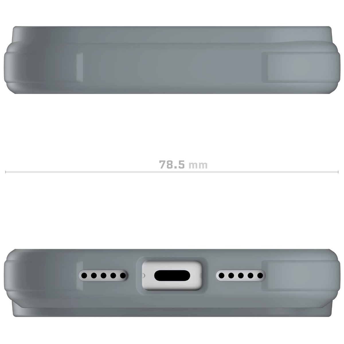 iPhone 18 Pro Case Gray Clear MagSafe Protective Phone Cover Shockproof Magnetic Mag Safe Slim Thin