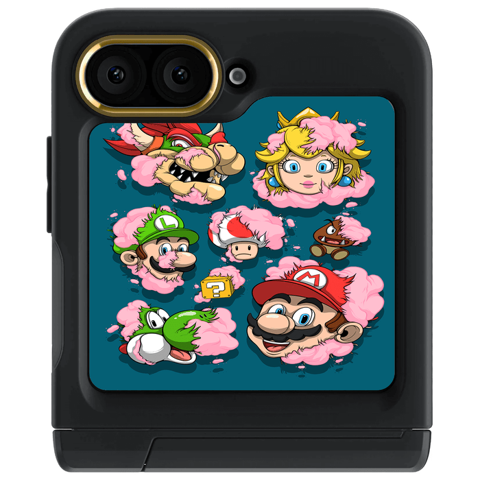 Galaxy Z Flip 6 DECONSTRUCTED SUPER M CHUNKS by Dhani Barragán Artist Artwork Protective Phone Case Limited Edition Collab Cover