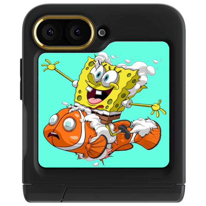 Galaxy Z Flip 6 NOT SO FUNNY by Dhani Barragán Artist Artwork Protective Phone Case Limited Edition Collab Cover