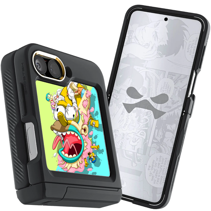 Samsung Galaxy Z Flip 6 DECONSTRUCTED YINYÁNG by Dhani Barragán Artist Artwork Protective Phone Case Limited Edition Collab Cover
