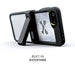 Black Galaxy Z Flip 6 Case with Kickstand