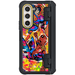 Galaxy Z Fold 5 Spiderman vs Superman Spraypaint Artist Artwork Protective Phone Case