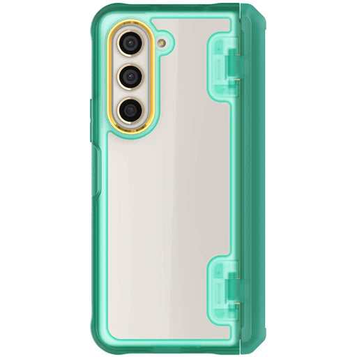 Samsung Z Fold 5 Case Clear Teal