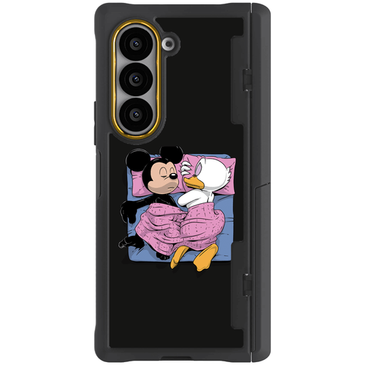 Samsung Galaxy Z Fold 6 Sleeping Together by RX Strip Artist Artwork Protective Phone Case Limited Edition Collab Cover