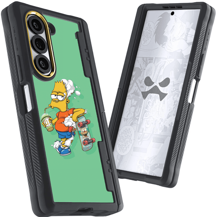 Samsung Galaxy Z Fold 6 DECONSTRUCTED BART by Dhani Barragán Artist Artwork Protective Phone Case Limited Edition Collab Cover