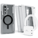 Fold 7 Clear Matte Protective Phone Case MagSafe Kickstand Magnetic