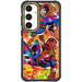 Samsung Galaxy S24 Plus Spiderman vs Superman Spraypaint Case 