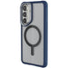 Galaxy S26 Plus Clear Case MagSafe Protective Phone Cover Magnetic Ring Shockproof Premium Blue Matte