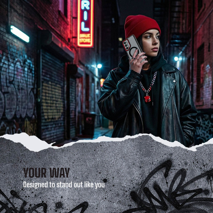 Clear Galaxy S26 Case Smoke MagSafe Protective Phone Cover Magnetic Ring Shockproof Premium