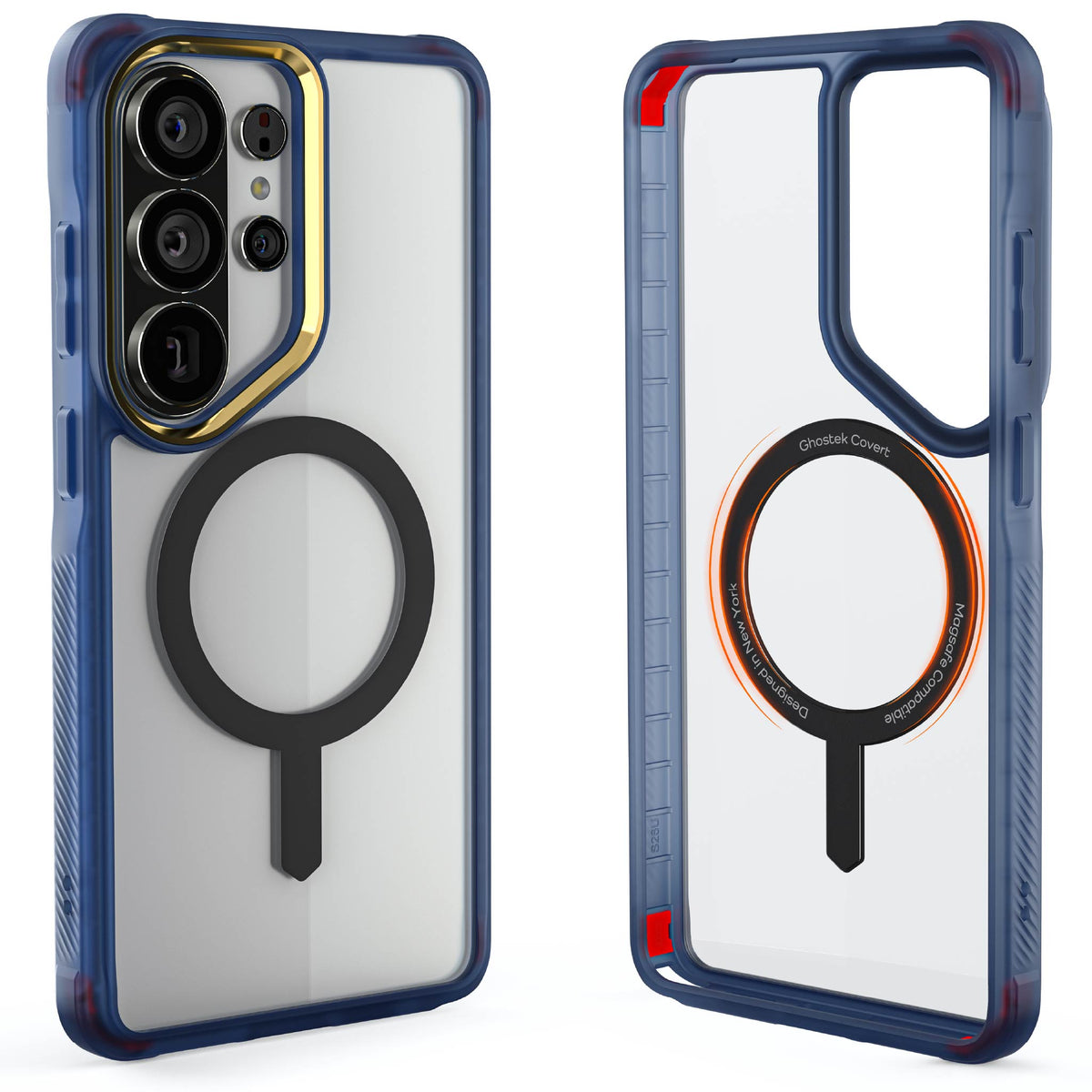 Galaxy S26 Ultra Clear Case MagSafe Protective Phone Cover Magnetic Ring Shockproof Premium Blue Limited Edition