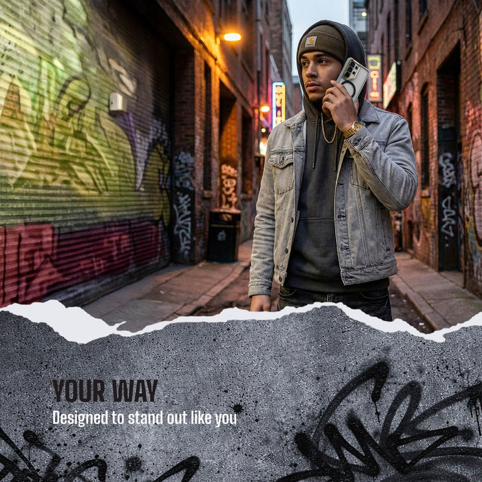 Galaxy S26 Ultra Clear Case MagSafe Protective Phone Cover Magnetic Ring Shockproof Premium Gray Limited Edition