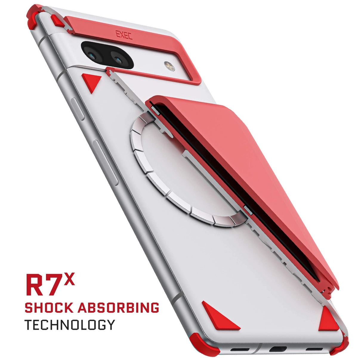 Google Pixel 7a Pink Wallet Case Credit Cardholder