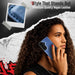 S26 Leather Case Blue with MagSafe Magnetic 